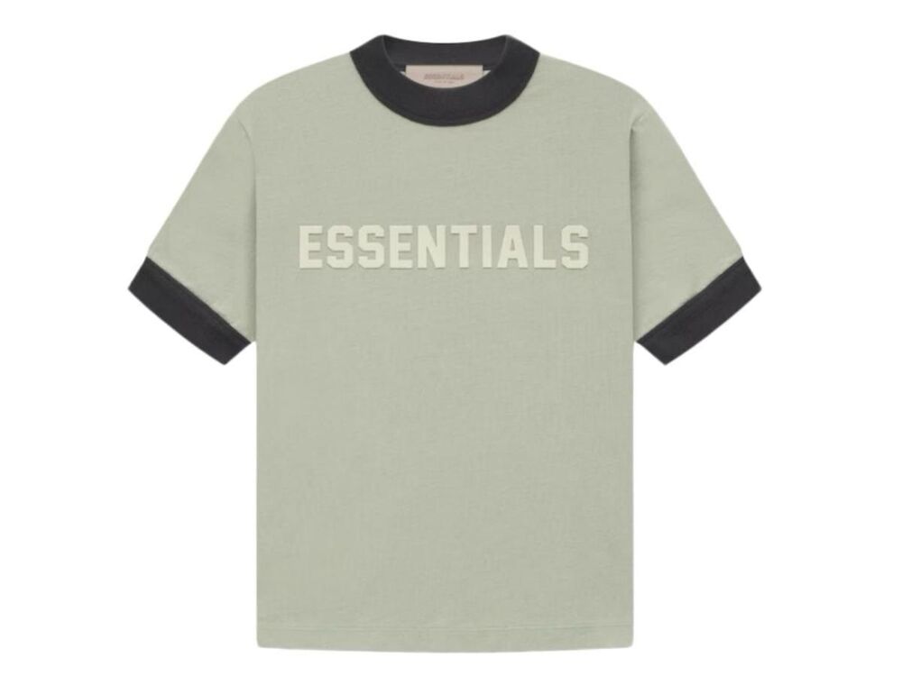 Essentials Fear of God  Unisex T-Shirt Youth Size 10 Light Green